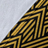 Gold Glitter Pattern Print Blanket-grizzshop