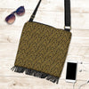 Gold Glitter Pattern Print Crossbody bags-grizzshop