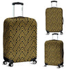 Gold Glitter Pattern Print Luggage Cover Protector-grizzshop