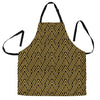 Gold Glitter Pattern Print Men's Apron-grizzshop