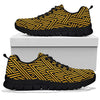 Gold Glitter Pattern Print Sneaker Shoes For Men Women-grizzshop