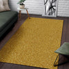 Gold Glitter Star Print Pattern Floor Mat-grizzshop