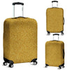 Gold Glitter Star Print Pattern Luggage Cover Protector-grizzshop