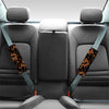 Gold Janpanese Dragon Print Seat Belt Cover-grizzshop