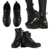 Gold Leaf Women's Leather Boots-grizzshop