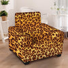 Gold Leopard Armchair Cover-grizzshop