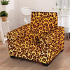 Gold Leopard Armchair Cover-grizzshop