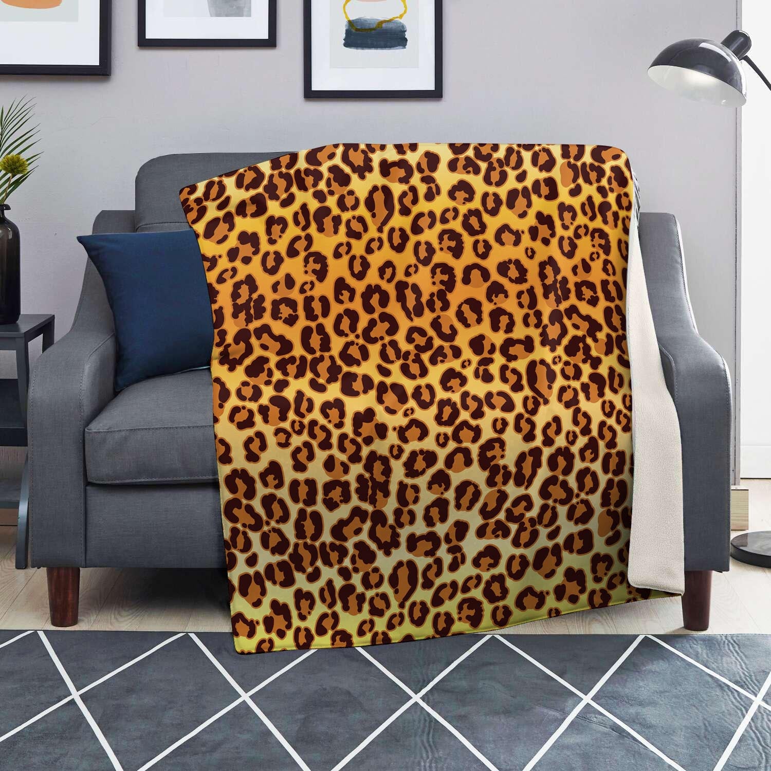 Gold Leopard Blanket-grizzshop