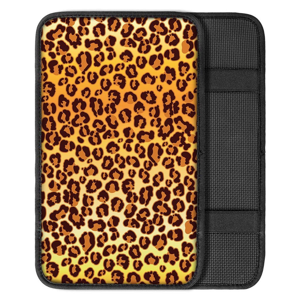 Gold Leopard Car Console Cover-grizzshop