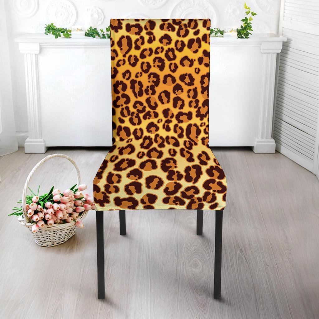 Gold Leopard Chair Cover-grizzshop