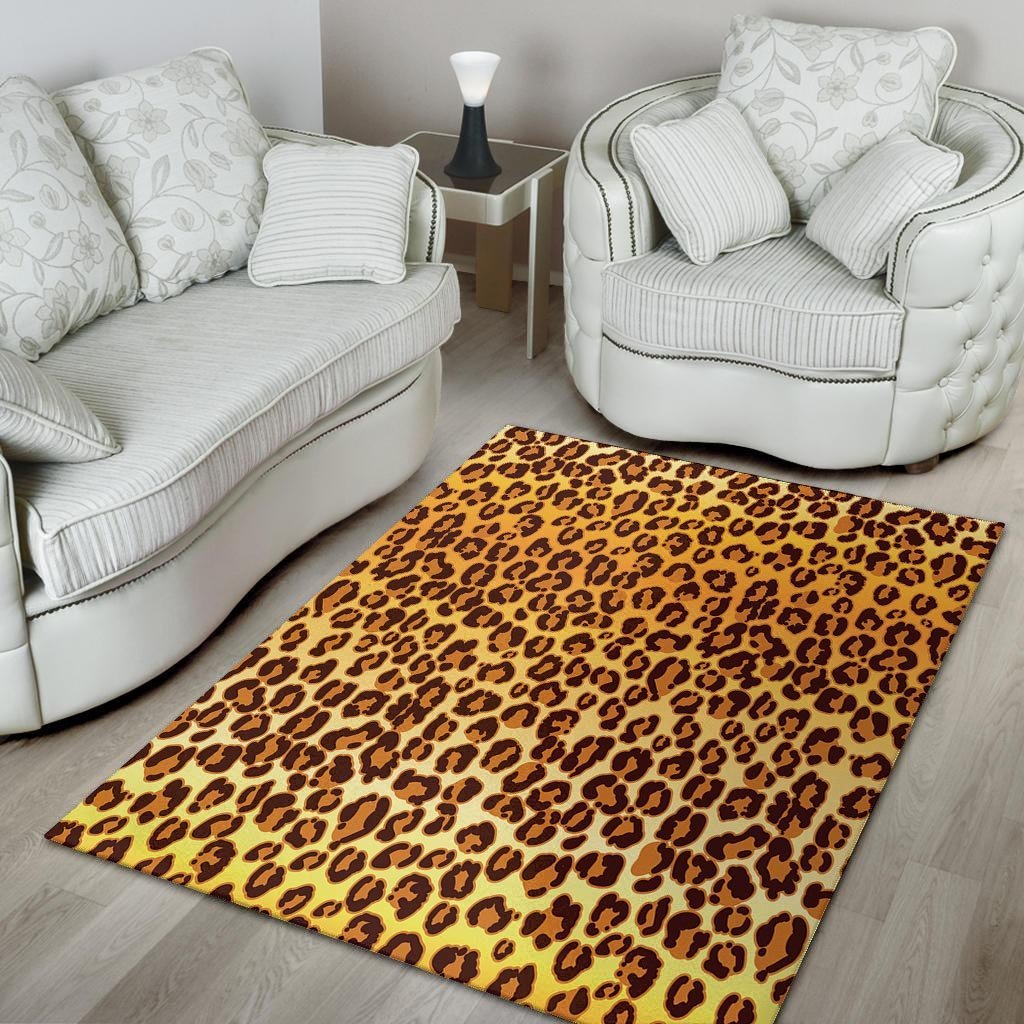 Gold Leopard Floor Mat-grizzshop