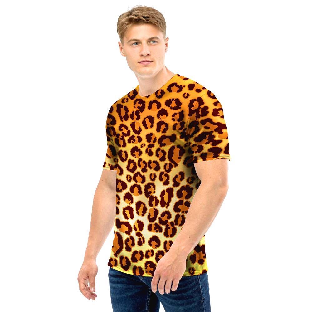 Gold Leopard Men T Shirt-grizzshop