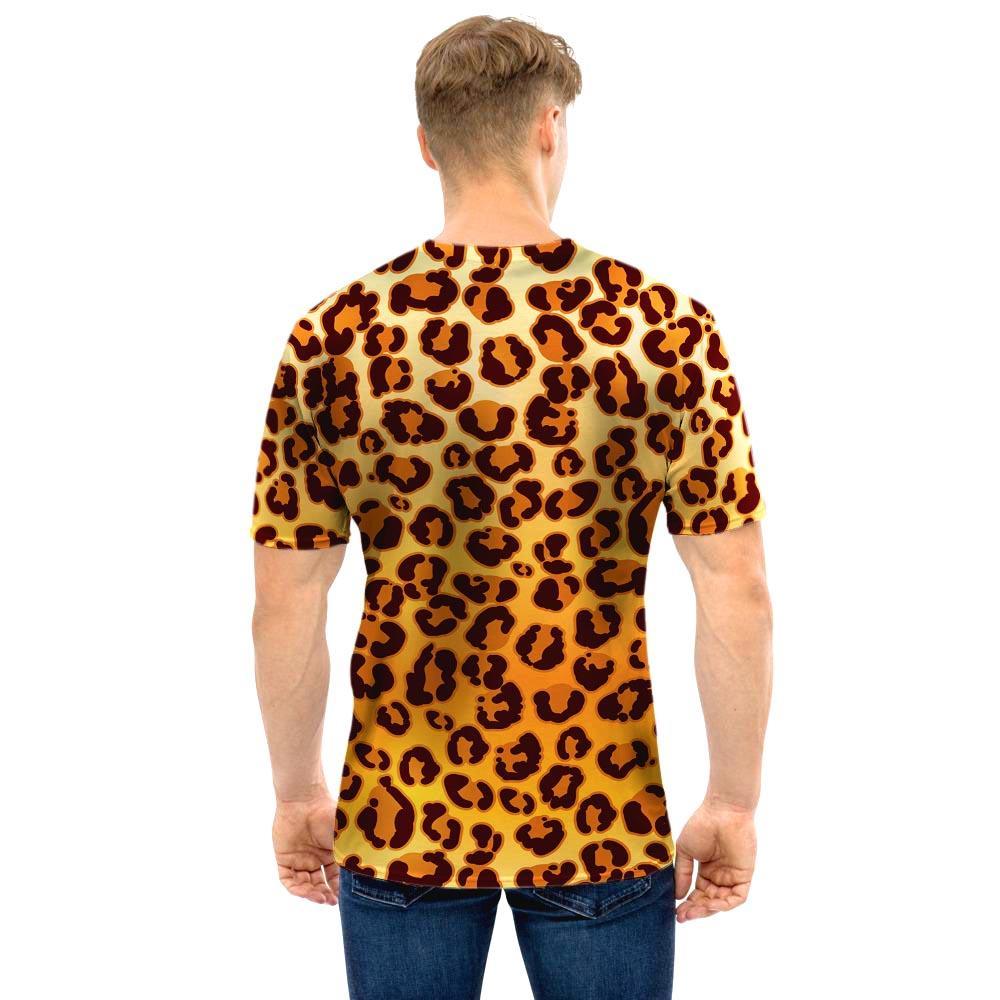 Gold Leopard Men T Shirt-grizzshop