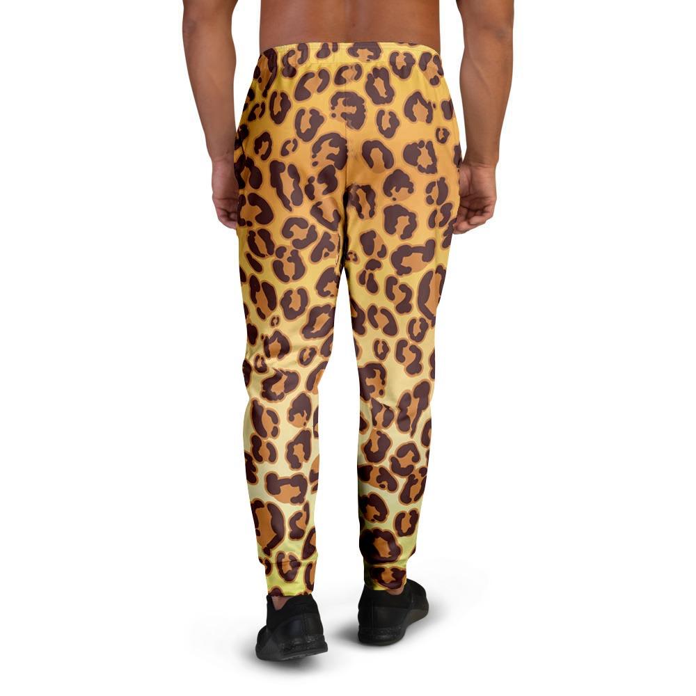 Gold Leopard Men's Joggers-grizzshop