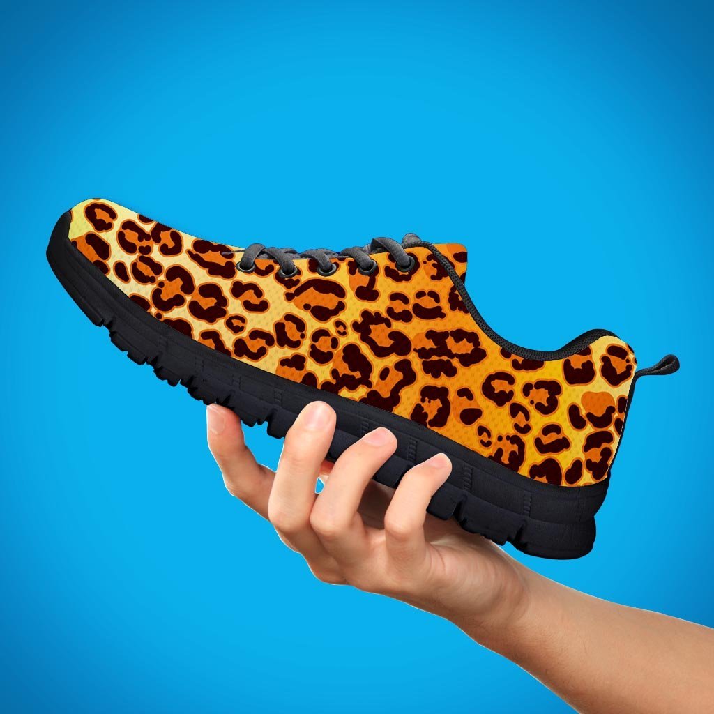 Gold Leopard Men's Sneakers-grizzshop