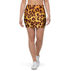 Gold Leopard Mini Skirt-grizzshop