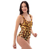 Gold Leopard One Piece Swimsuite-grizzshop