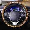 Gold Leopard Steering Wheel Cover-grizzshop