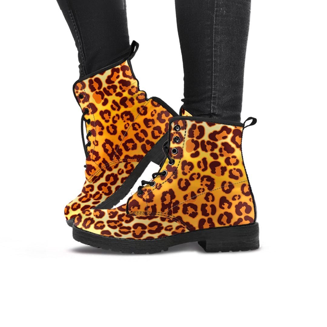 Gold Leopard Women's Boots-grizzshop