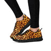 Gold Leopard Women's Sneakers-grizzshop