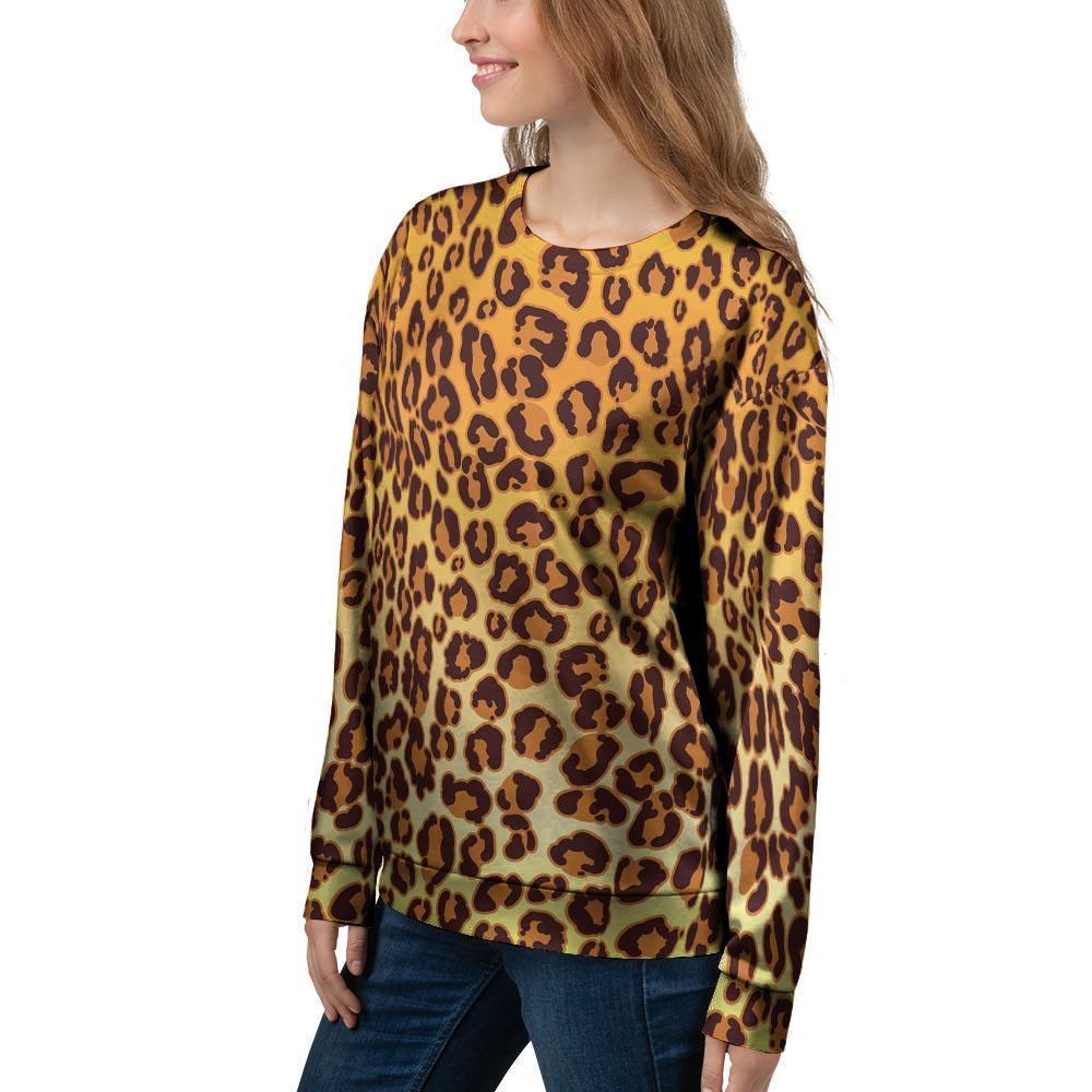 Gold Leopard Women's Sweatshirt-grizzshop