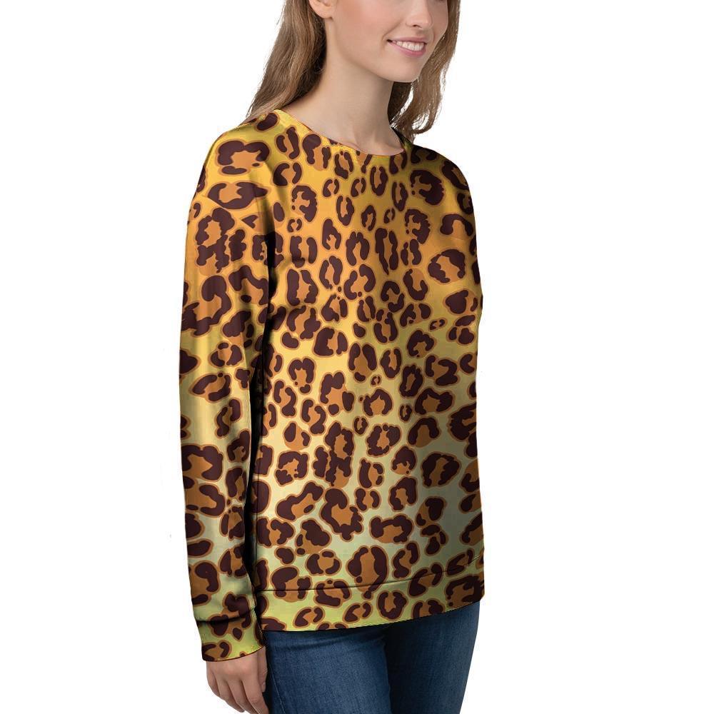 Gold Leopard Women's Sweatshirt-grizzshop