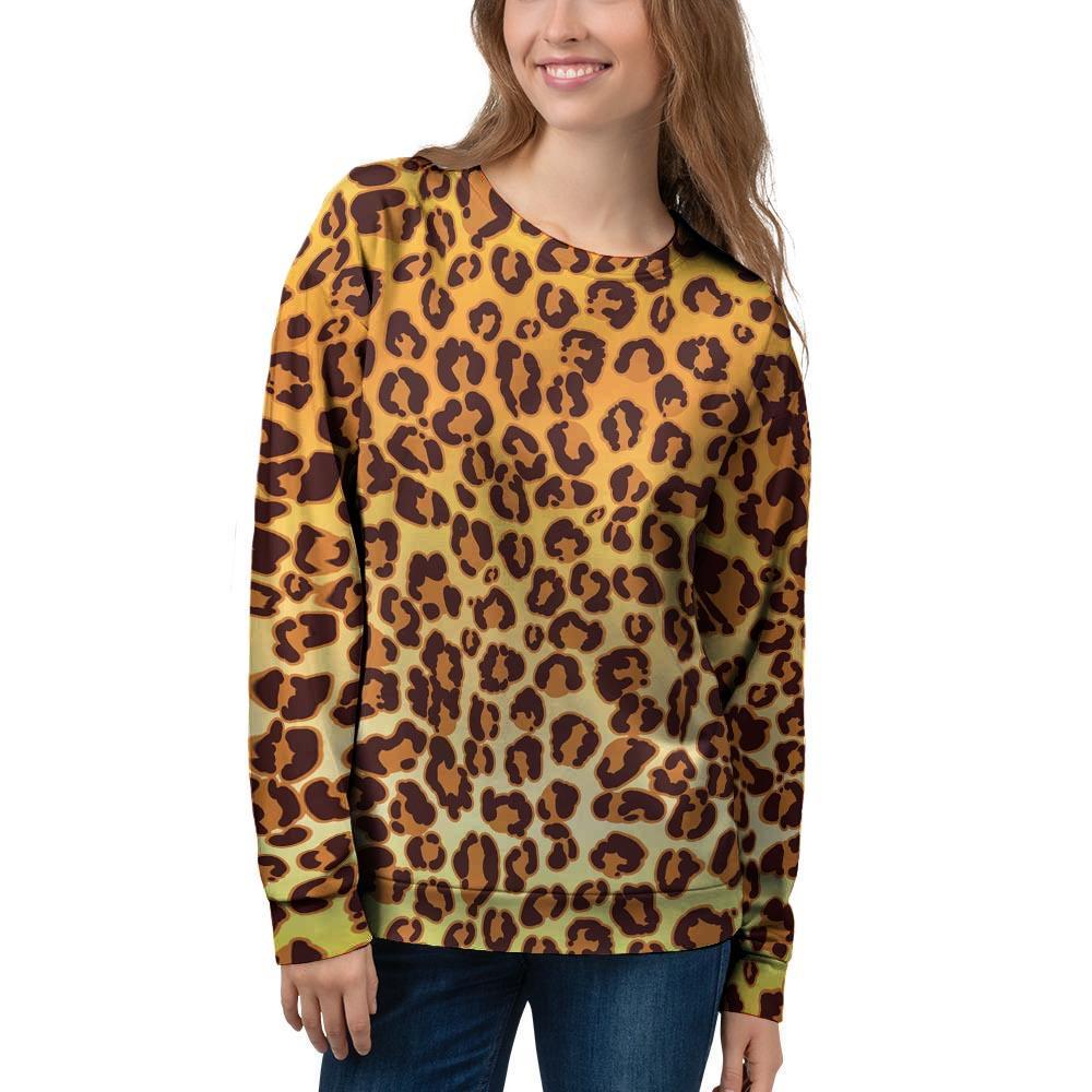 Gold Leopard Women's Sweatshirt-grizzshop