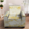 Gold Marble Armchair Cover-grizzshop