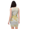 Gold Marble Bodycon Dress-grizzshop