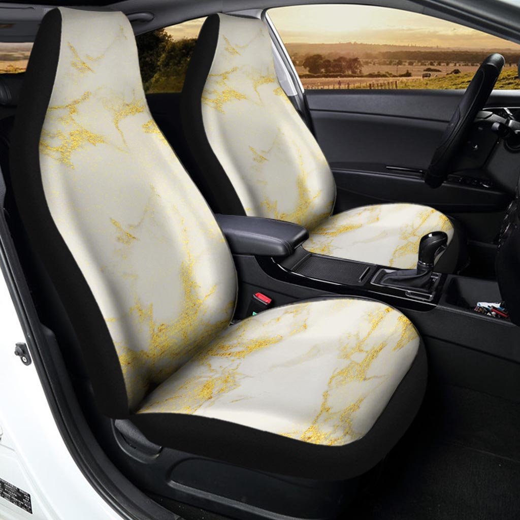 Gold Marble Car Seat Covers-grizzshop