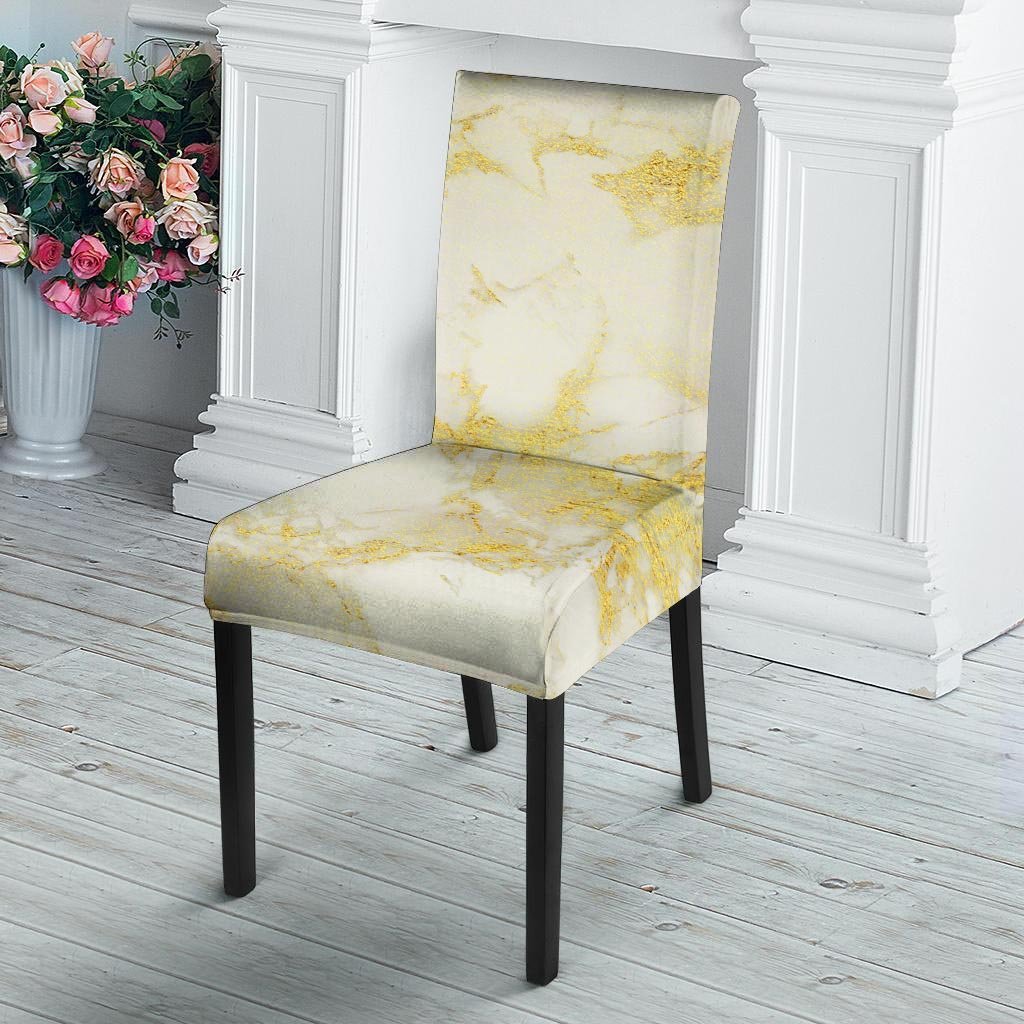 Gold Marble Chair Cover-grizzshop