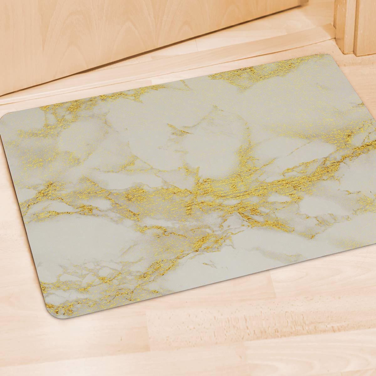 Gold Marble Door Mat-grizzshop