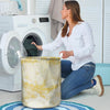 Gold Marble Laundry Basket-grizzshop