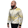 Gold Marble Men's Bomber Jacket-grizzshop