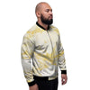 Gold Marble Men's Bomber Jacket-grizzshop