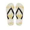 Gold Marble Men's Flip Flops-grizzshop