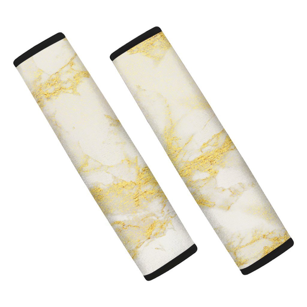 Gold Marble Seat Belt Cover-grizzshop