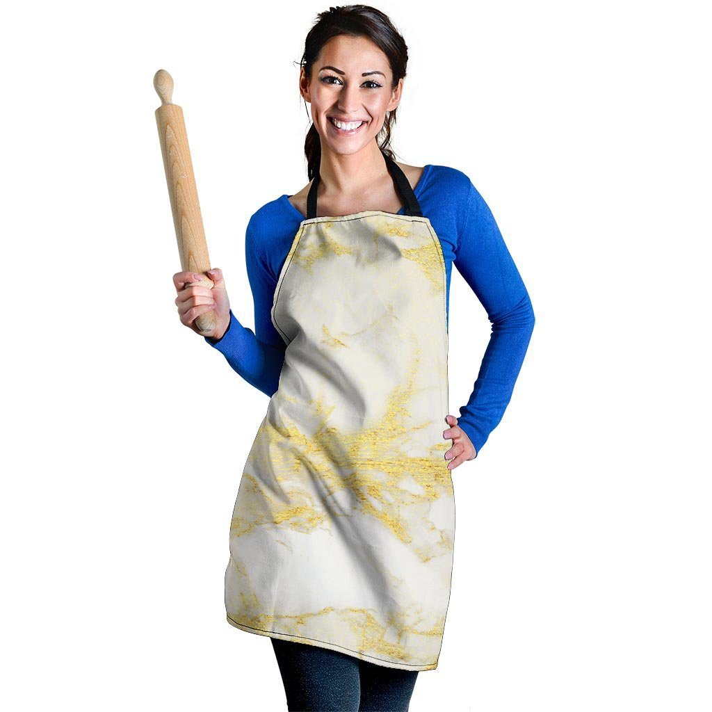 Gold Marble Women's Apron-grizzshop