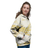 Gold Marble Women's Hoodie-grizzshop