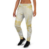 Gold Marble Women's Joggers-grizzshop