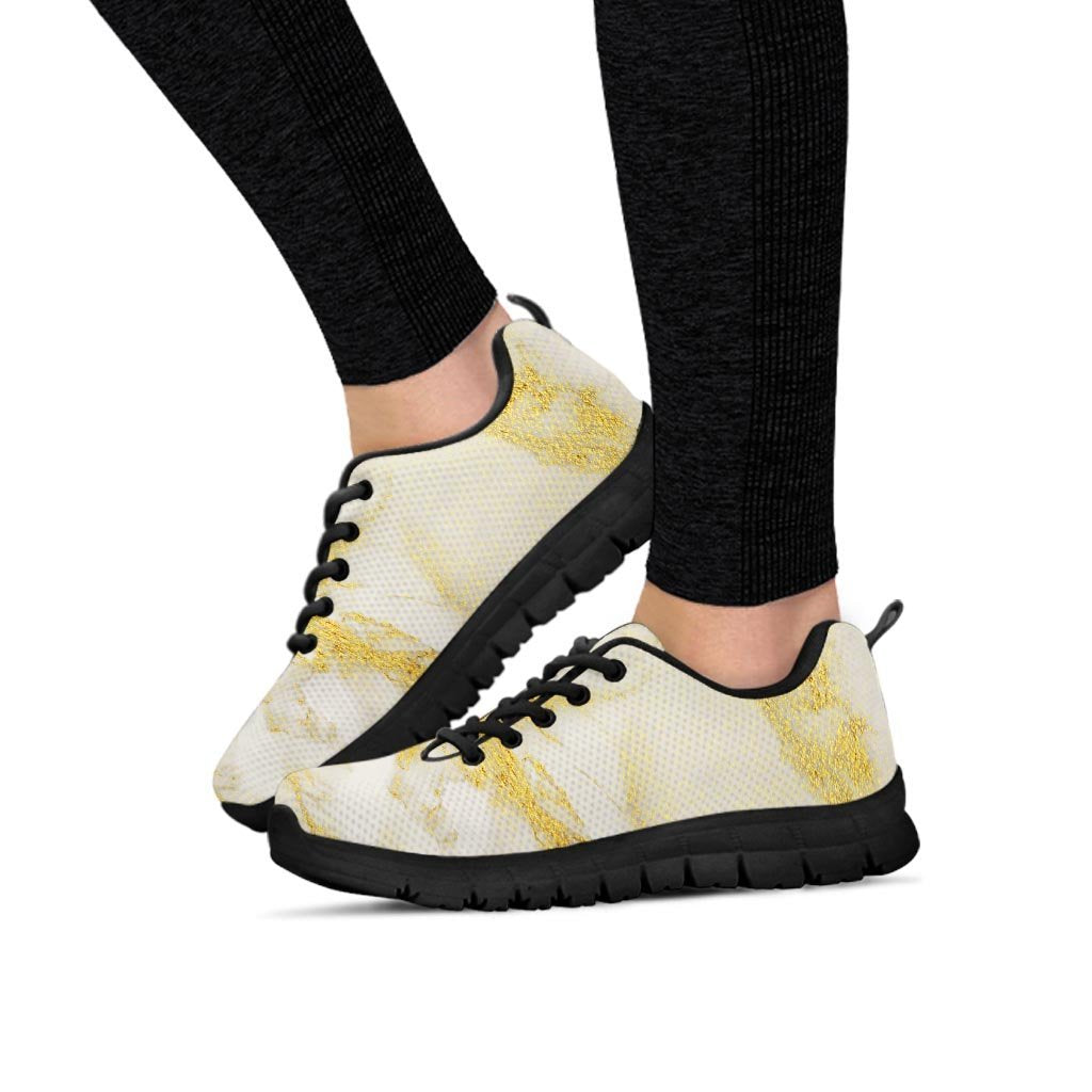 Gold Marble Women's Sneakers-grizzshop