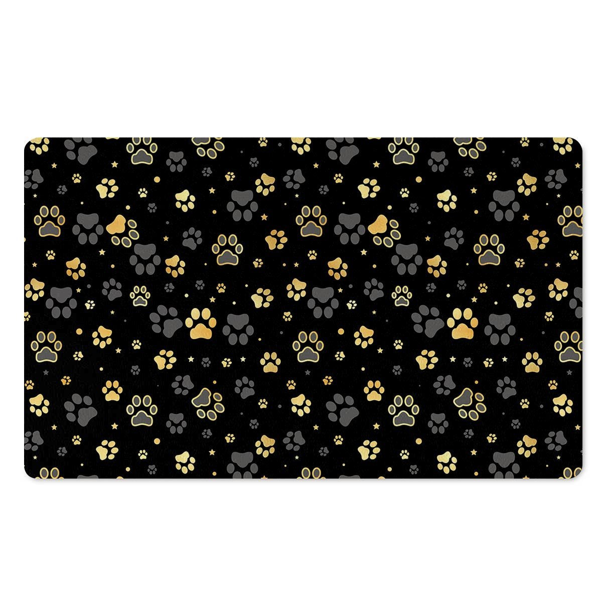 Gold Paw Door Mat-grizzshop