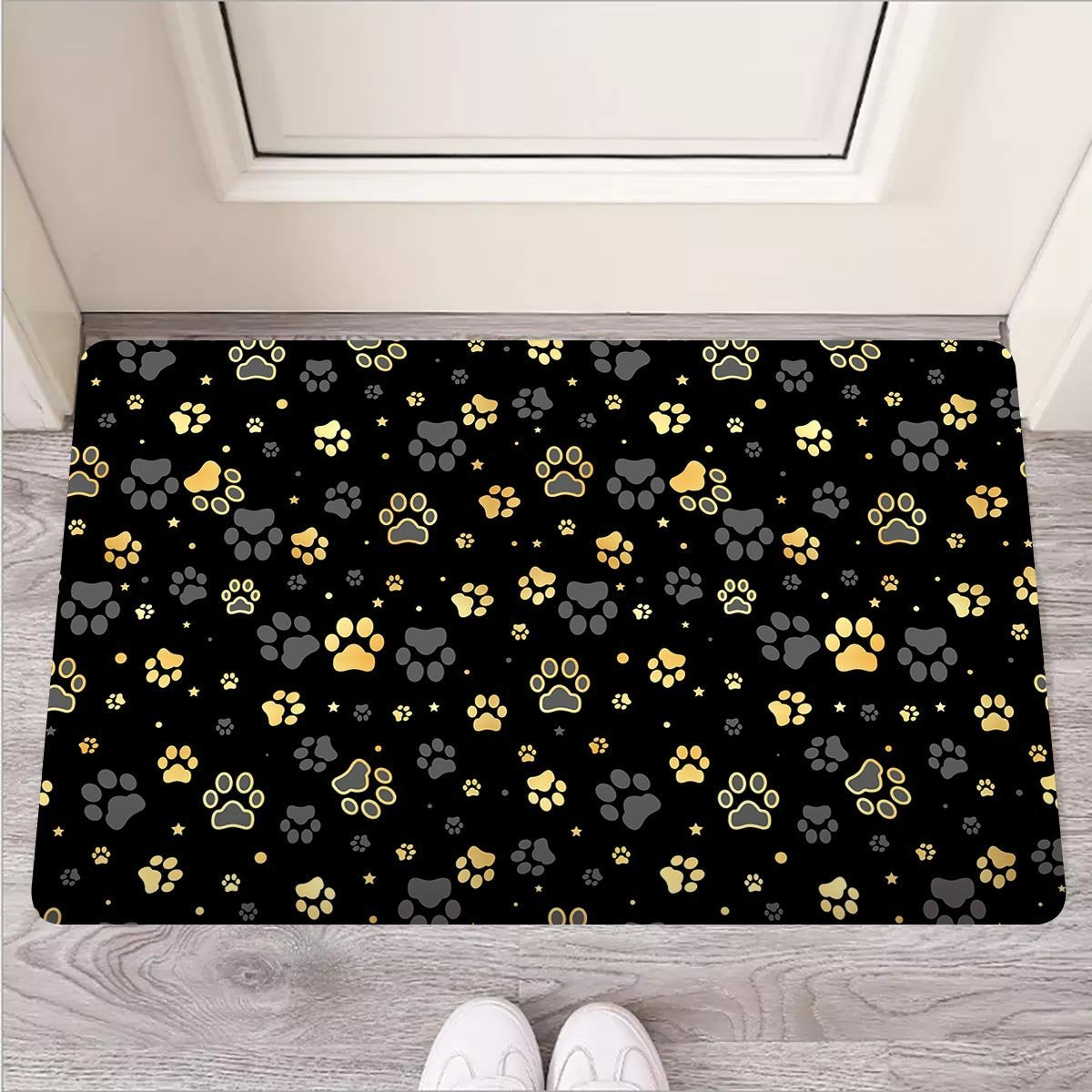 Gold Paw Door Mat-grizzshop