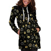 Gold Paw Hoodie Dress-grizzshop