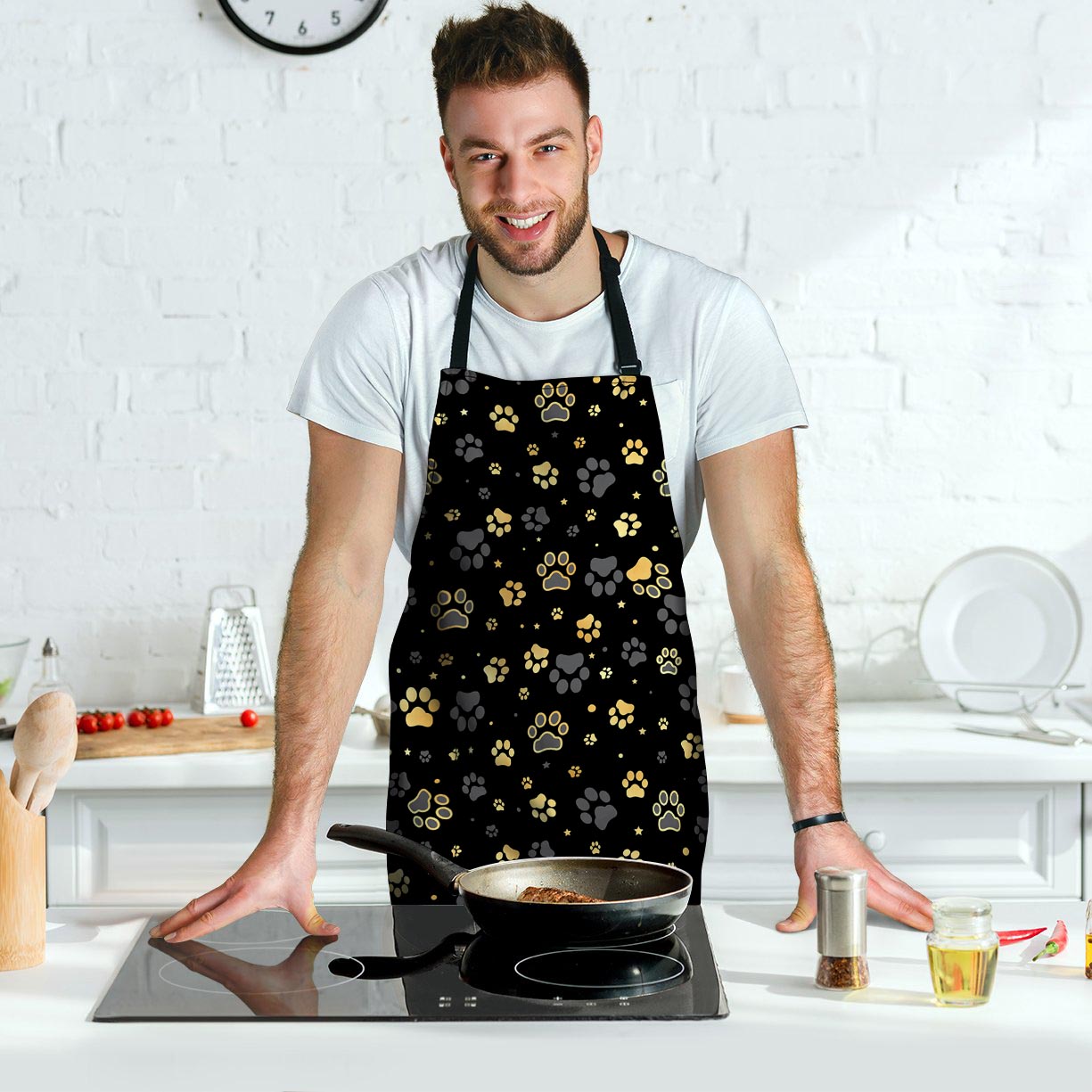 Gold Paw Men's Apron-grizzshop