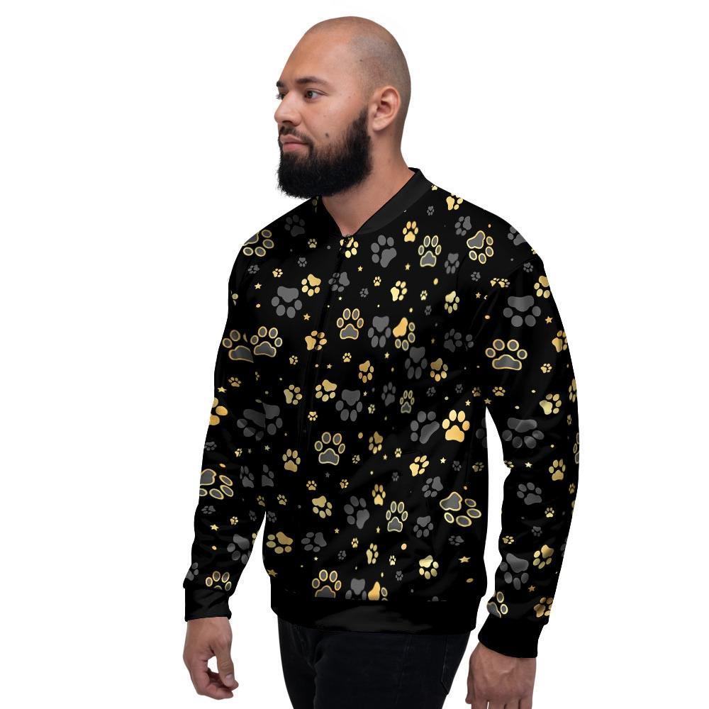 Gold Paw Men's Bomber Jacket-grizzshop