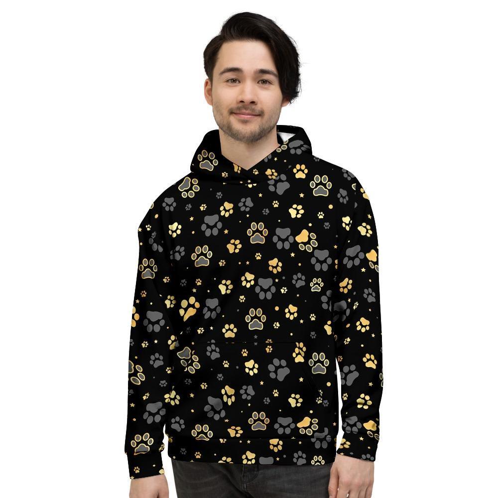 Gold Paw Men's Hoodie-grizzshop