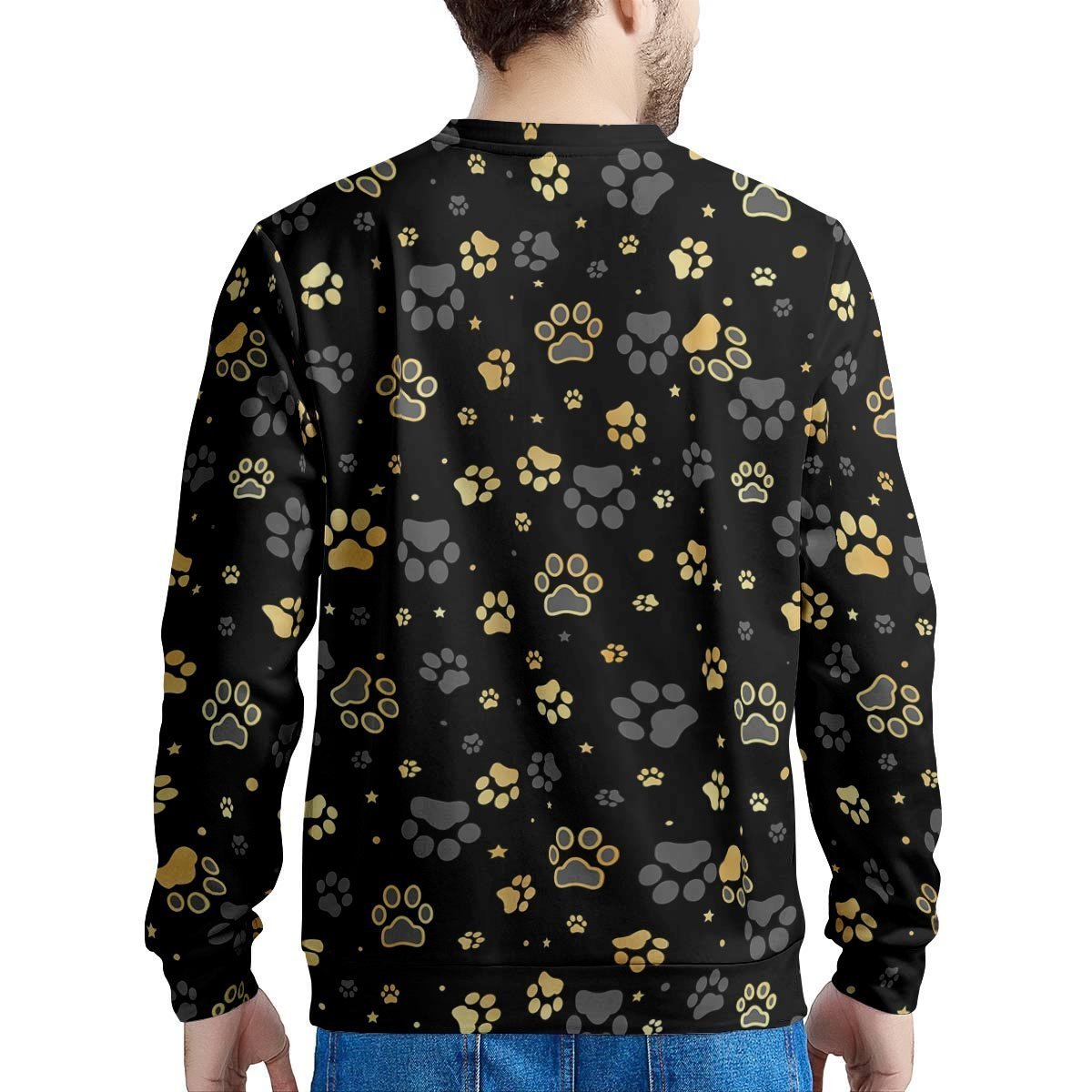 Gold Paw Men's Sweatshirt-grizzshop