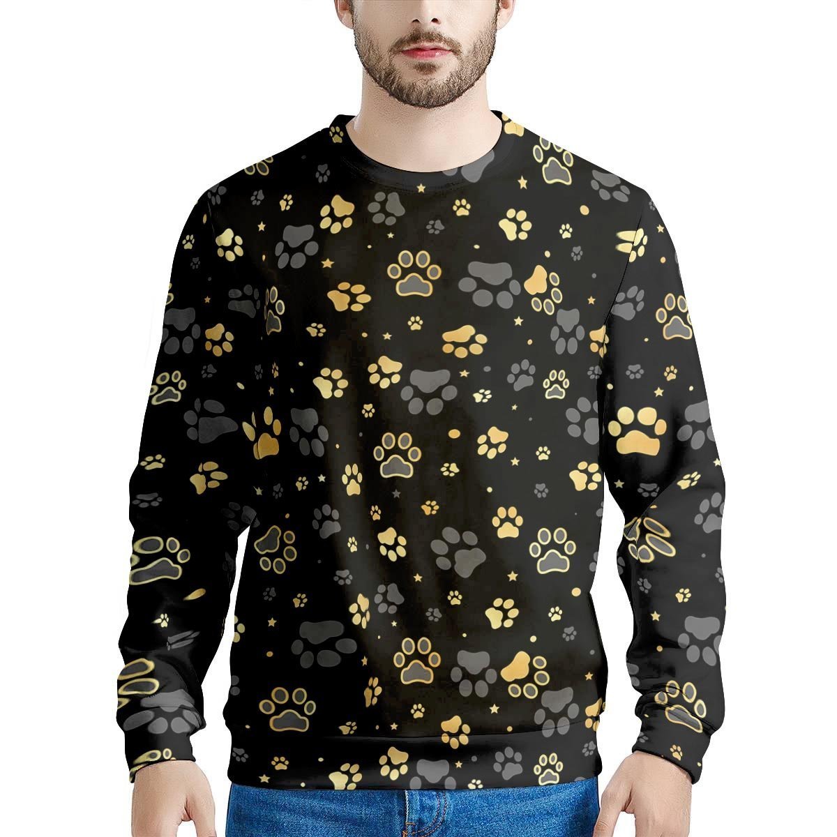 Gold Paw Men's Sweatshirt-grizzshop