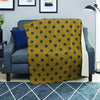 Gold Polka Dot Blanket-grizzshop